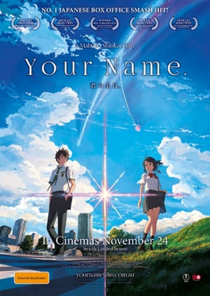 Madman to Release Shinkai Makoto's YOUR NAME in Australian and New Zealand Cinemas